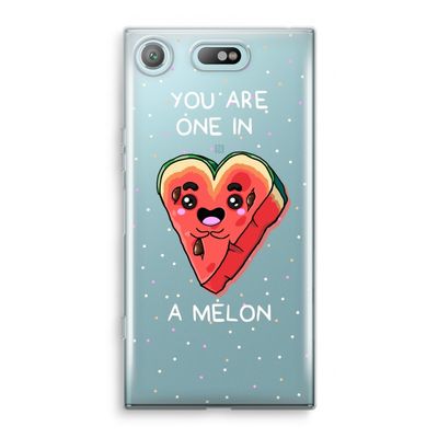 One In A Melon: Sony Xperia XZ1 Compact Transparant Hoesje