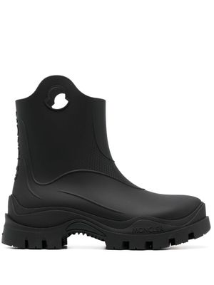 Moncler bottes de pluie Misty texturées - Noir