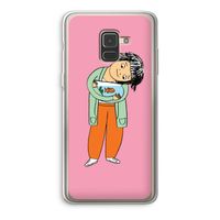 Visknuffel: Samsung Galaxy A8 (2018) Transparant Hoesje