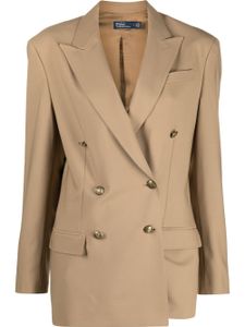Polo Ralph Lauren blazer à boutonnière croisée - Marron