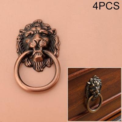 4 PC's klassieke één gat Lion hoofd kledingkast geneeskunde kabinet handvat