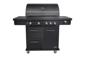 Boretti Imperatore Nero 4B Barbecue Verrijdbaar Gas Zwart 25700 W