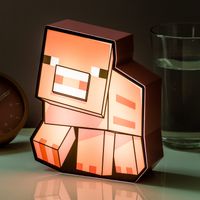 Minecraft Pig Boxlamp