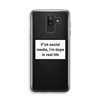 I'm dope: Samsung Galaxy J8 (2018) Transparant Hoesje