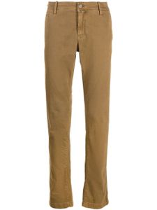 Jacob Cohën pantalon chino Bobby à coupe slim - Marron