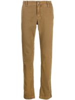 Jacob Cohën pantalon chino Bobby à coupe slim - Marron - thumbnail