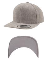 Flexfit FX6089M Classic Snapback - Heather Grey/Heather Grey - One Size - thumbnail