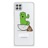 Samsung Galaxy A22 5G Telefoonhoesje met Naam Cactus Poo