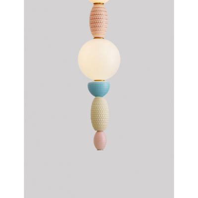 Lyora HanglampObrie M gekleurd keramiek - 9009153