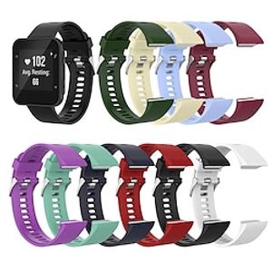 Horlogeband voor Garmin Forerunner 30/35 Siliconen Vervanging Band Ademend Sportband Klassieke gesp Polsbandje Lightinthebox