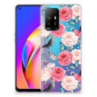 OPPO A94 5G | Reno5 Z TPU Case Butterfly Roses - thumbnail