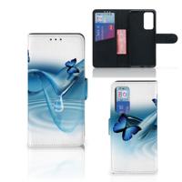 Huawei P40 | Telefoonhoesje | Met pasjeshouder | Vlinders