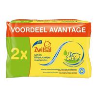 Zwitsal - Billendoekjes Lotion - 2x 65 stuks