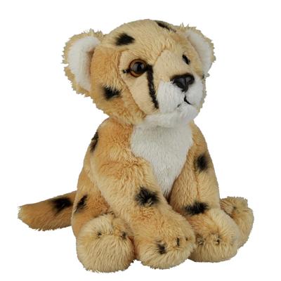 Pluche knuffel dieren Cheetah/Jachtluipaard - 15 cm - Luipaarden