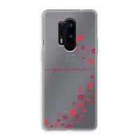Kusjes: OnePlus 8 Pro Transparant Hoesje