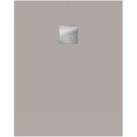 Villeroy & Boch Excello douchevloer - 100x80cm - polyurethaan/acryl Grey uda1080exc2v-3s