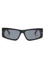 DSQUARED2 EYEWEAR lunettes de soleil D2Pac à monture carrée - Noir