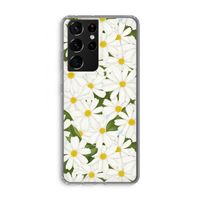 Summer Daisies: Samsung Galaxy S21 Ultra Transparant Hoesje