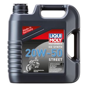 LIQUI MOLY 20W-50 HD synthetisch Street, Motorolie 4T, 4L