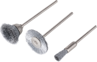 Wolfcraft miniborstels | rond schacht | ø5-20mm | 3 stuks - 2114000