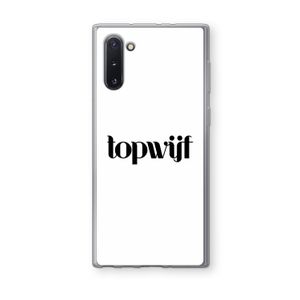 Topwijf Wit: Samsung Galaxy Note 10 Transparant Hoesje