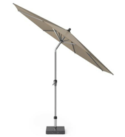 Stokparasol Riva dia. 300 cm taupe zonwering - Platinum Stokparasol Riva dia. 300 cm taupe zonwering - Platinum