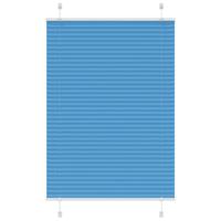 VidaXL Plissé rolgordijn 100x150 cm stofbreedte 99,4cm polyester blauw