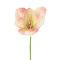 Countryfield kunstbloem amaryllis roze 43 cm | 12 stuks