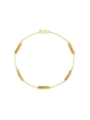 Aurelie Bidermann Five Wheat Cobs necklace - Métallisé