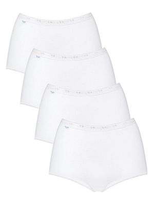 Sloggi - Basic Maxi 4-Pack - wit, Maat:54