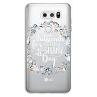 Diamonds: LG V30 Transparant Hoesje Diamonds: LG V30 Transparant Hoesje