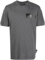 Plein Sport t-shirt à détail tête de tigre - Gris