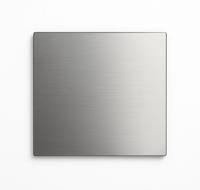 RVS vierkante plaat 25x25x3mm (set van 2 stuks)