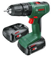 Bosch Groen EasyImpact 18V-40 | Accuklopboorschroevendraaier | met twee standen |  2 x 1.5 Ah accu + snellader 06039D8102 - thumbnail