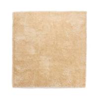 Tapeso Vierkant hoogpolig vloerkleed velvet - Posh champagne - 280x280