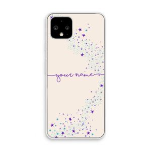 Sterren: Pixel 4 Transparant Hoesje