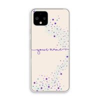 Sterren: Pixel 4 Transparant Hoesje