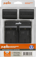 Jupio Kit: 2x Battery LP-E6NH + USB Dual Charger