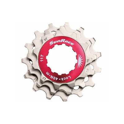 Shimano Sunrace sluitring met kransjes 11v 11/13/15t zilver