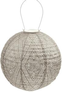 Lumiz solar lampion ikat 30 cm licht taupe