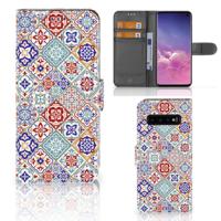 Samsung Galaxy S10 | Bookcase | Tiles Color