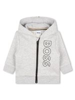 BOSS Kidswear survêtement en coton à logo imprimé - Gris