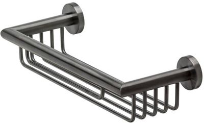 Geesa Nemox doucherek 35x13,1x8,1cm brushed black metal