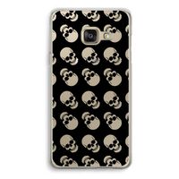 Musketon Skulls: Samsung A3 (2017) Transparant Hoesje