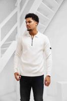 Quotrell Chief Knitted Polo Sweater Heren Wit - Maat XS - Kleur: Wit | Soccerfanshop