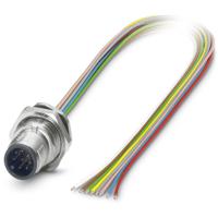 Phoenix Contact 1419700 Sensor/actuator inbouwconnector M12 Aantal polen: 12 Stekker, inbouw 0.50 m 1 stuk(s)