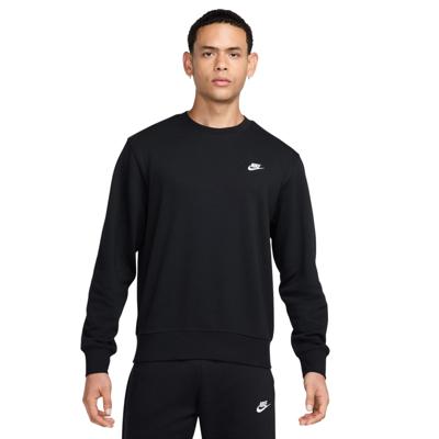 Nike Sportswear Club Fleece Crew Sweater Zwart Wit