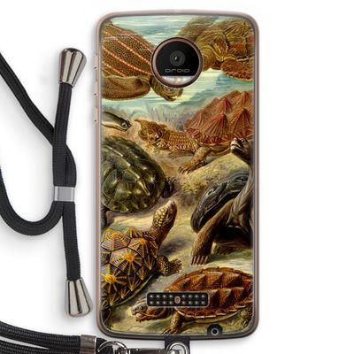 Haeckel Chelonia: Motorola Moto Z Force Transparant Hoesje met koord