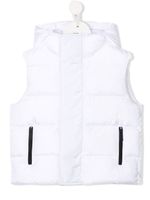 DSQUARED2 KIDS gilet matelassé à capuche - Blanc - thumbnail