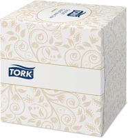 Tork tissues voor gezicht, extra zacht, 2-laags, 100 tissues per doosje - thumbnail